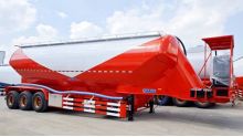 Pneumatic cement tanker trailer